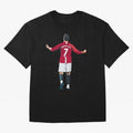 Legend Cristiano Ronaldo Oversized T-Shirt Support the Legends of FIFA World Cup 2026 Group Stage for Fans of Messi and Germany, Bringing Vintage Soccer Flavor, Modern Football Stars, National Flags and Final Night Emotion; Perfect for Supporters