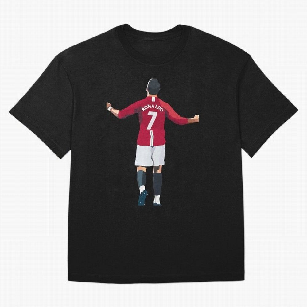 Legend Cristiano Ronaldo Oversized T-Shirt Support the Legends of FIFA World Cup 2026 Group Stage for Fans of Messi and Germany, Bringing Vintage Soccer Flavor, Modern Football Stars, National Flags and Final Night Emotion; Perfect for Supporters
