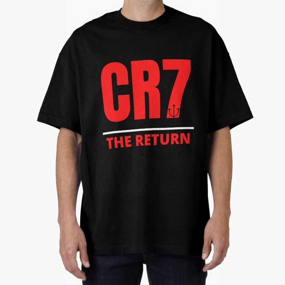 The Return of Cristiano Ronaldo to Manchester United - CR7 Oversized T-Shirt Bring Home the FIFA World Cup 2026 Group Stage Journey through Neymar, Haaland and Cristiano Ronaldo Highlights, Portugal Pride, Tournament Hype, Historic Matchups, Family