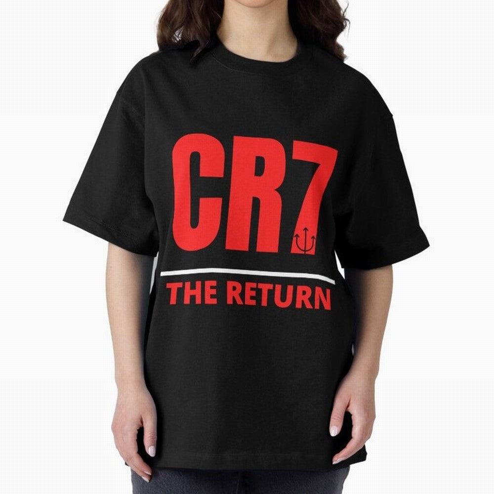 The Return of Cristiano Ronaldo to Manchester United - CR7 Oversized T-Shirt Bring Home the FIFA World Cup 2026 Group Stage Journey through Neymar, Haaland and Cristiano Ronaldo Highlights, Portugal Pride, Tournament Hype, Historic Matchups, Family