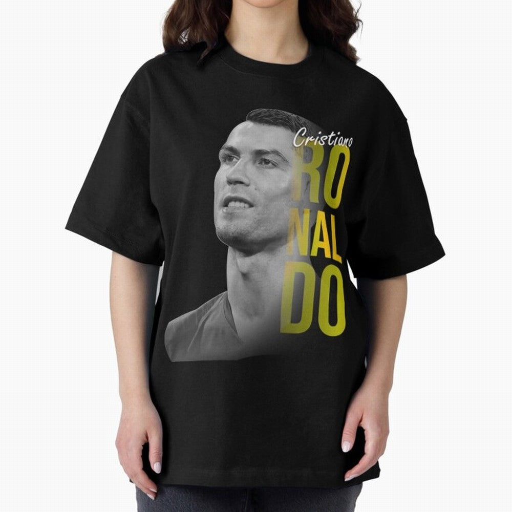 Ronaldo Cr7 Cristiano Ronaldo The Rocket Oversized T-Shirt Support Iconic Players in the FIFA World Cup 2026 Group Stage Journey through Neymar, Haaland and Cristiano Ronaldo Highlights, Netherlands Pride, Global Supporter Spirit, Legendary Goals,