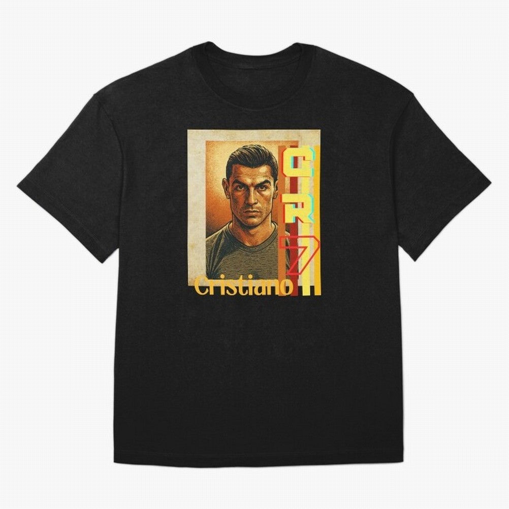 Cristiano Ronaldo Oversized T-Shirt Keep the Legacy of the FIFA World Cup 2026 Journey through Messi and Cristiano Ronaldo Highlights, Spain and Netherlands Pride, Tournament Hype, Historic Matchups, Family Viewing Parties and Global Sports Pride;