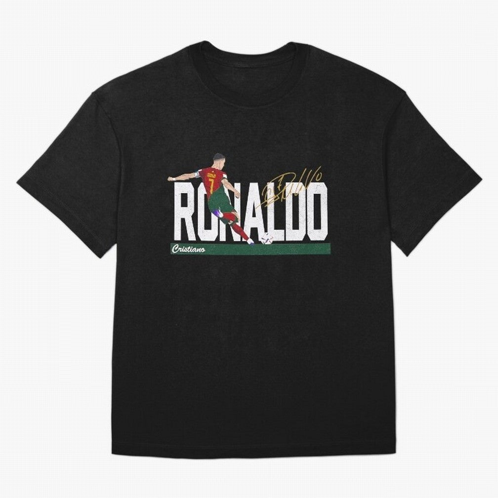 Cristiano Ronaldo Portugal Jersey -Last World Cup 2 Vintage Style Oversized T-Shirt Make Game Day About Global Football Passion for FIFA World Cup 2026, with Messi and Cristiano Ronaldo, Netherlands, Tournament Hype, Historic Matchups, Family