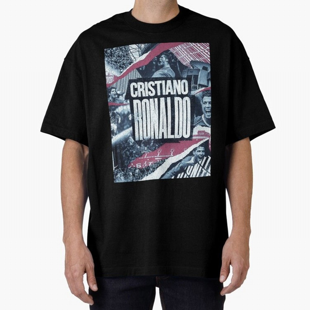 Cristiano Ronaldo Oversized T-Shirt Show Fan Pride Across FIFA World Cup 2026 USA Canada Mexico Driven by Neymar, Portugal, Spain and Germany Energy, Stadium Chants, National Pride, Trophy Dreams and Unforgettable Football Memories; Perfect for