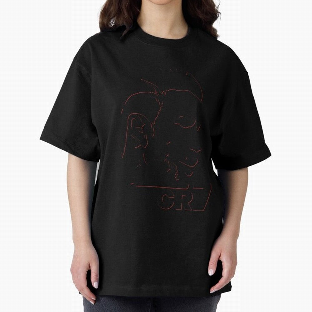 CR7 cristiano ronaldo logo Oversized T-Shirt Relive Match Day Hype around FIFA World Cup 2026, Cristiano Ronaldo, Argentina, France and Brazil, Stadium Memories, Football Loyalty, International Chants and Championship Tradition; Perfect for People
