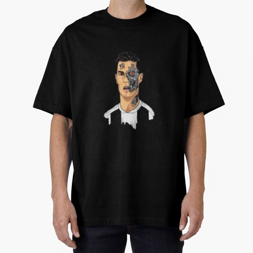 Cristiano Ronaldo isn't a Human Oversized T-Shirt Support Your Favorite Stars during the FIFA World Cup 2026 Group Stage Journey through Neymar, Haaland and Cristiano Ronaldo Highlights, Spain Pride, Football Passion, Legendary Performances,