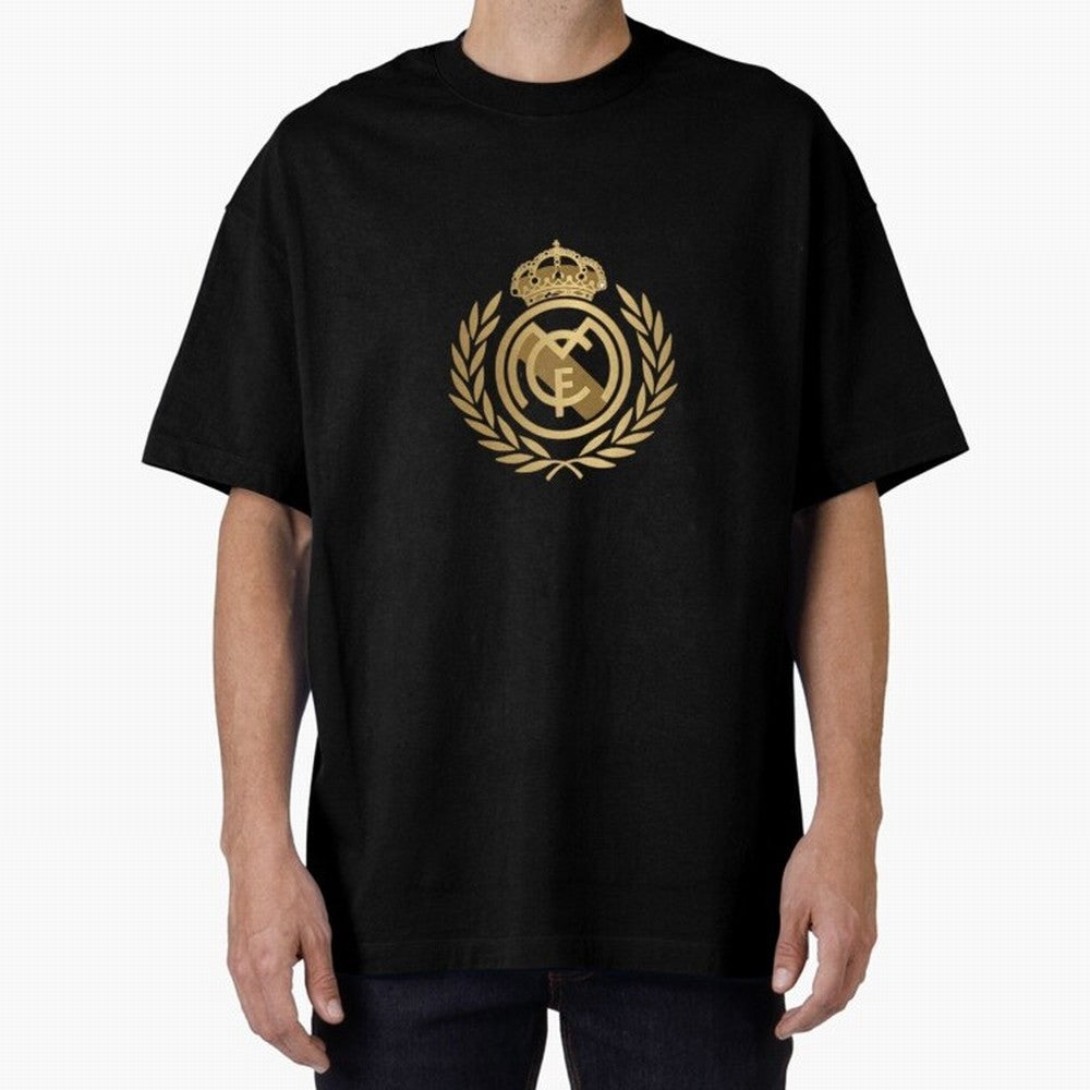 REAL MADRID GOLDEN Oversized T-Shirt Stand with FIFA World Cup 2026 Group Stage Spirit, with Germany, Neymar, Classic Soccer Heritage, Championship Pressure, Fan Loyalty and International Pride; Built for Supporters Chasing Trophy Dreams, Final