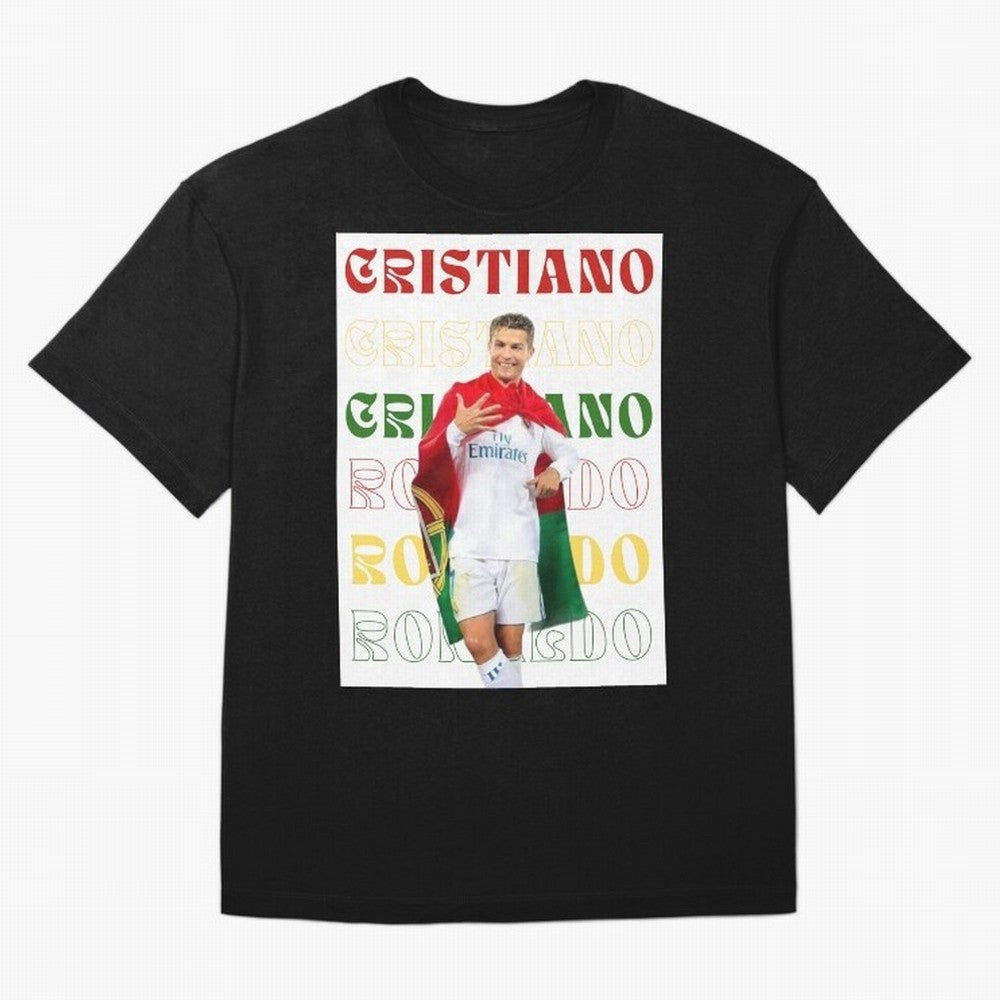 Cristiano Ronaldo designs Oversized T-Shirt Show Match Day Excitement for the FIFA World Cup 2026 Group Stage Journey through Cristiano Ronaldo Highlights, Argentina and Brazil Pride, Supporter Pride, Iconic Celebrations, Legendary Names and Global