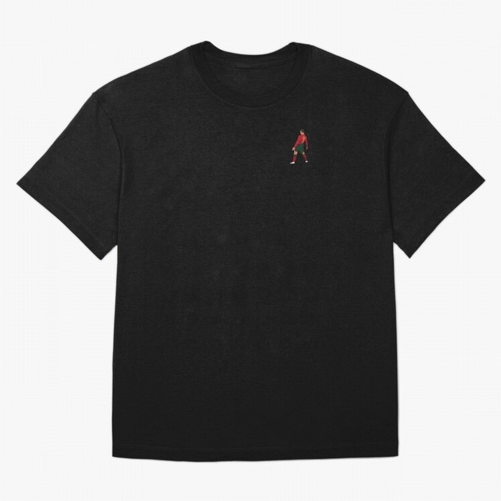 Cristiano Ronaldo Oversized T-Shirt Back Your Heroes with FIFA World Cup 2026 Group Stage Highlighting Messi, CR7 and Mbappe, England Energy, Supporter Pride, Iconic Celebrations, Legendary Names and Global Match Day Energy; Ideal for Fans Who