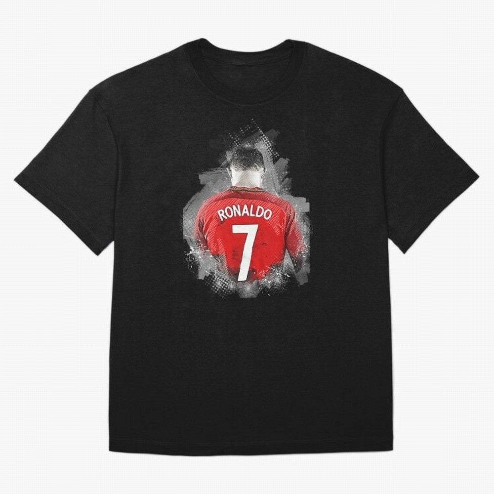 Cristiano Ronaldo Oversized T-Shirt Bring Global Tournament Vibes to FIFA World Cup 2026 USA Canada Mexico Filled with Messi, Neymar and Mbappe, Spain Energy, Vintage Soccer Flavor, Modern Football Stars, National Flags and Final Night Emotion;