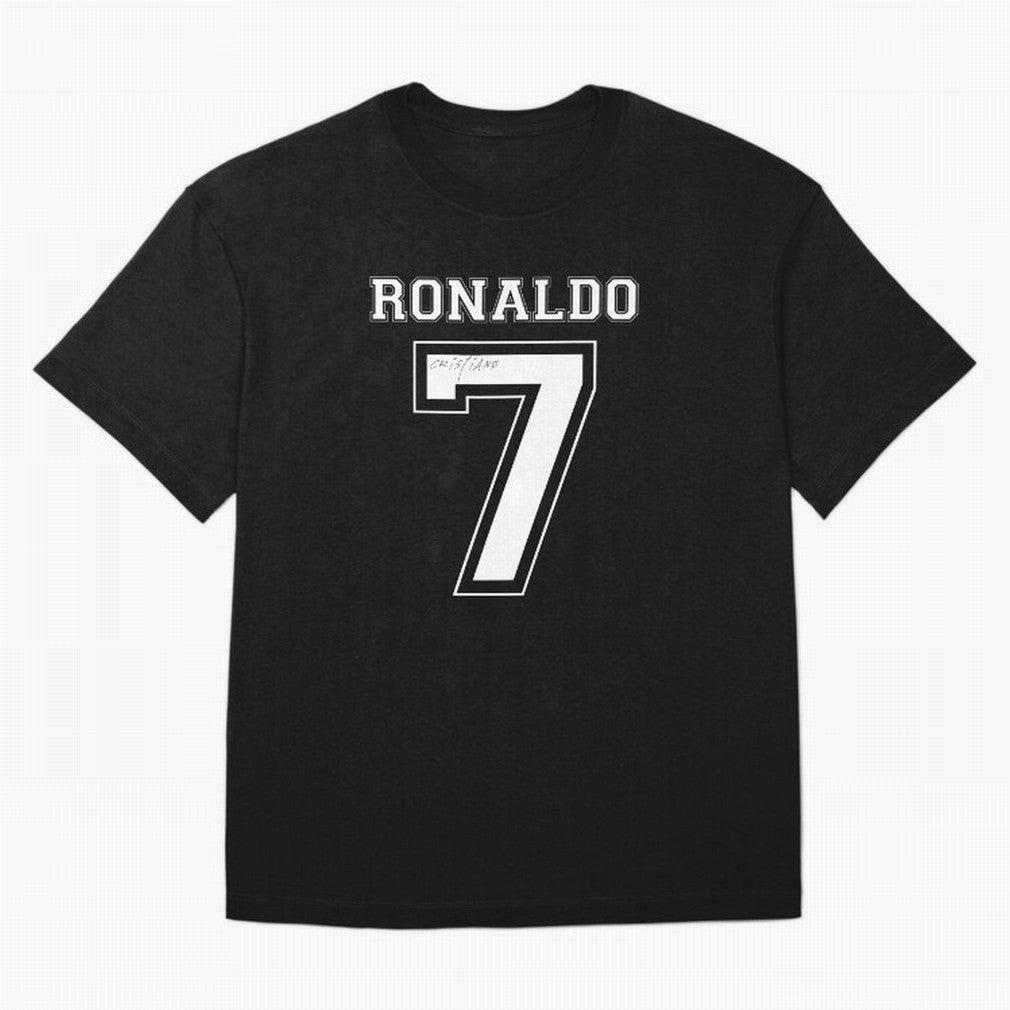 Cristiano Ronaldo Oversized T-Shirt Celebrate Golden Goal Energy in Global Football Passion for FIFA World Cup 2026 Group Stage, Filled with Messi and Cristiano Ronaldo, Argentina, France and Brazil, Tournament Hype, Historic Matchups, Family