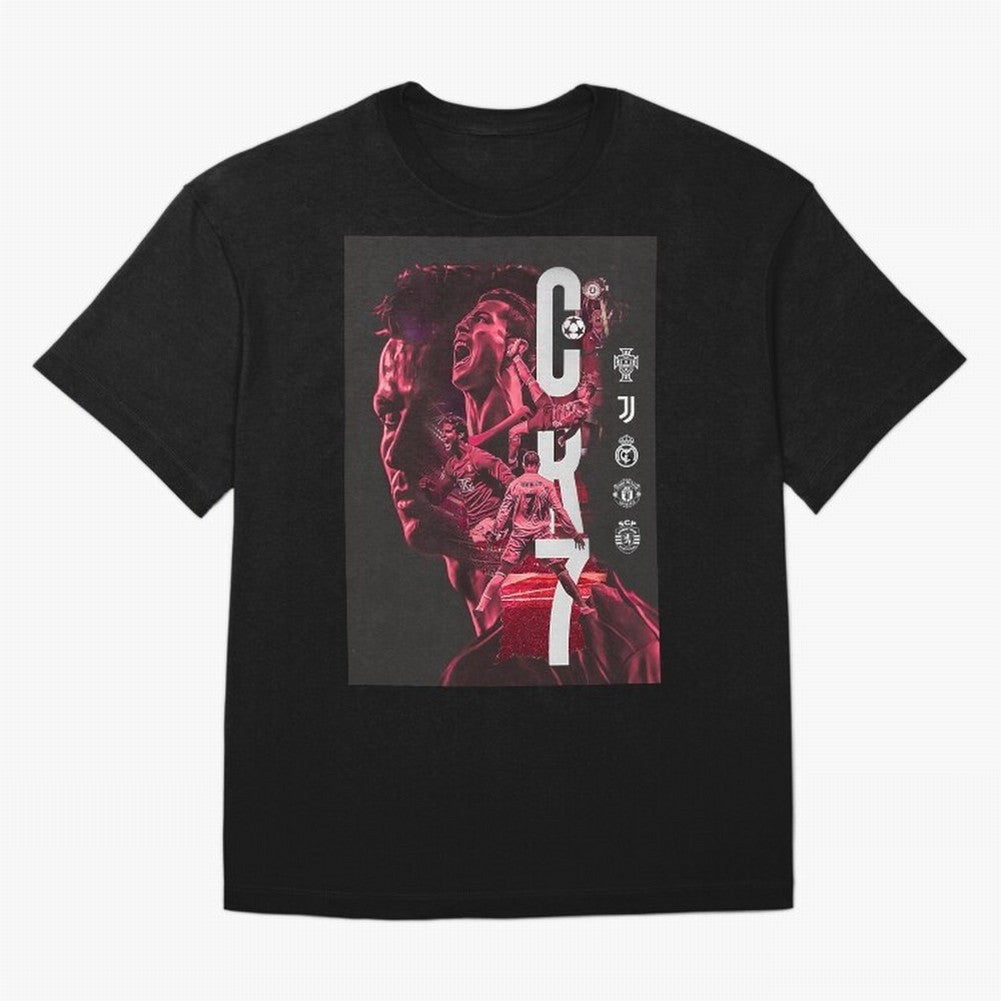 CR7 Oversized T-Shirt Follow Every Goal of the FIFA World Cup 2026 Group Stage Journey through Haaland and Mbappe Highlights, England and Germany Pride, Worldwide Fan Energy, Dramatic Goals, Stadium Lights and Championship Celebrations; Ideal for