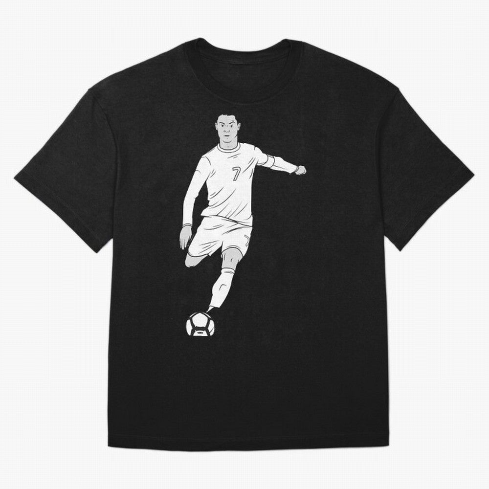 Cristiano Ronaldo Oversized T-Shirt Keep Football History Alive during FIFA World Cup 2026 USA Canada Mexico Spirit, with Netherlands, Haaland, Tournament Hype, Historic Matchups, Family Viewing Parties and Global Sports Pride; Ideal for Fans Who