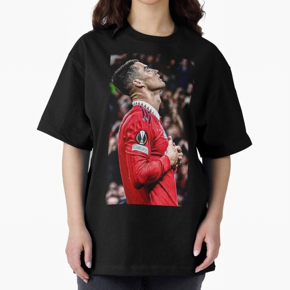 Cristiano Ronaldo CR7 Oversized T-Shirt Bring Global Tournament Vibes to FIFA World Cup 2026 for Fans of Messi and England, Bringing Goal Celebration Energy, Supporter Heritage, Football Icons and Worldwide Tournament Joy; Ideal for Fans Who Follow