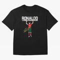 Cristiano Ronaldo Portugal Jersey -The Farewell Oversized T-Shirt Celebrate Supporters United by FIFA World Cup 2026 Group Stage Spirit, Celebrating England, France and Netherlands, Neymar, Haaland and Cristiano Ronaldo, Fan Favorite Moments,