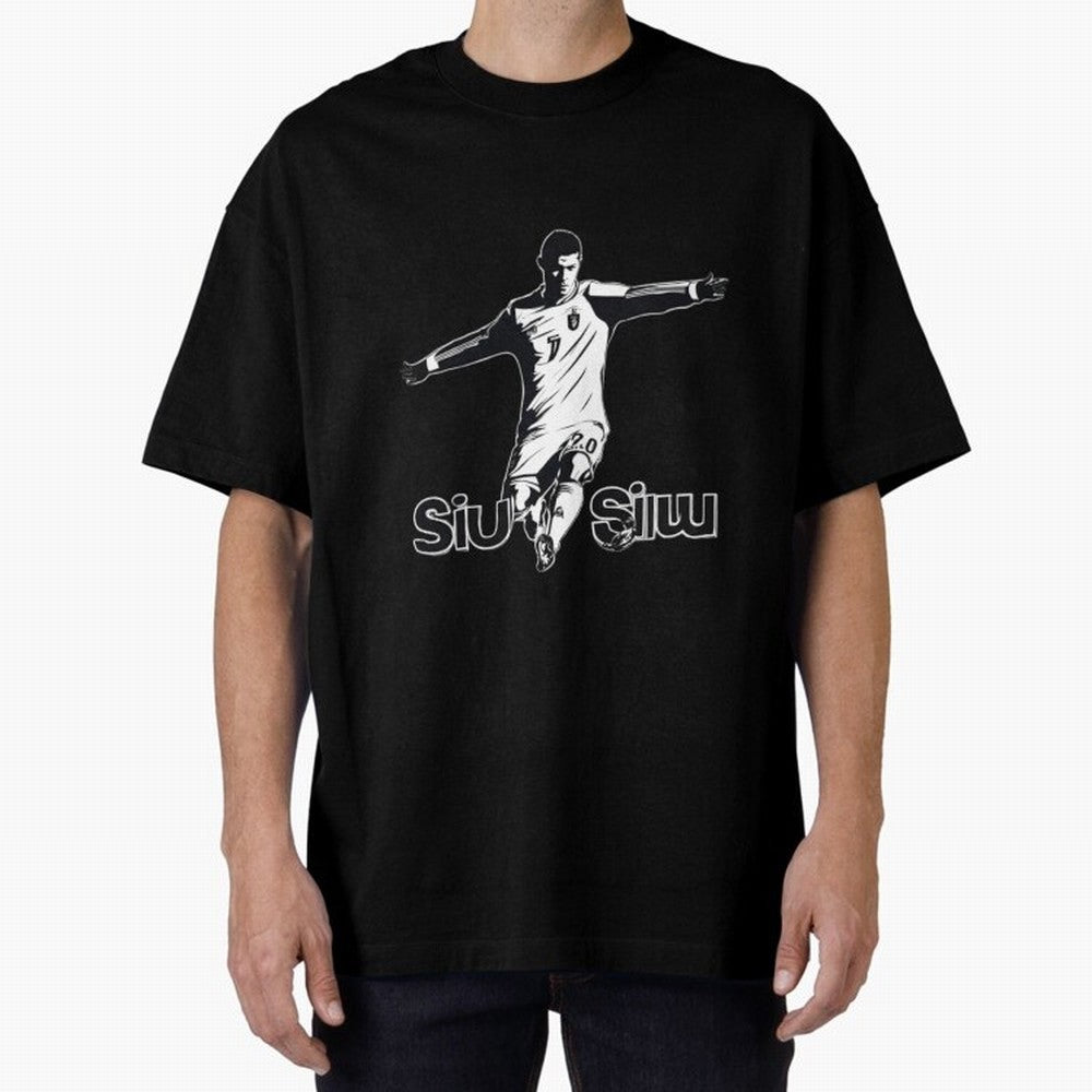 CR7 SIUU Oversized T-Shirt Bring Stadium Energy to FIFA World Cup 2026 for Fans of Neymar and Germany, Bringing Stadium Chants, National Pride, Trophy Dreams and Unforgettable Football Memories; Created for Match Day Parties, Soccer Gifts, Fan