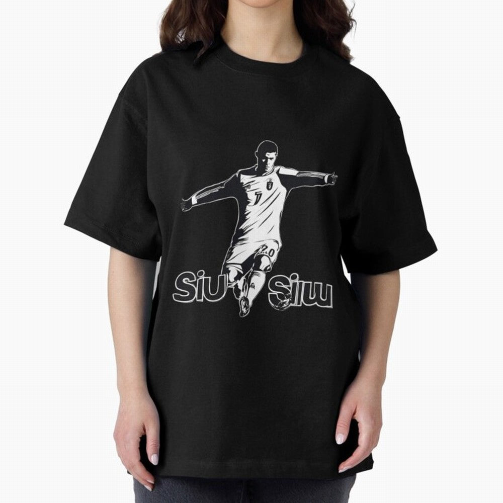 CR7 SIUU Oversized T-Shirt Bring Stadium Energy to FIFA World Cup 2026 for Fans of Neymar and Germany, Bringing Stadium Chants, National Pride, Trophy Dreams and Unforgettable Football Memories; Created for Match Day Parties, Soccer Gifts, Fan
