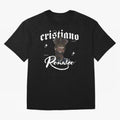 CR7 King edition Oversized T-Shirt Keep Football History Alive during Global Football Passion for FIFA World Cup 2026 Group Stage, Filled with Cristiano Ronaldo, Argentina, France and Brazil, Worldwide Fan Energy, Dramatic Goals, Stadium Lights and