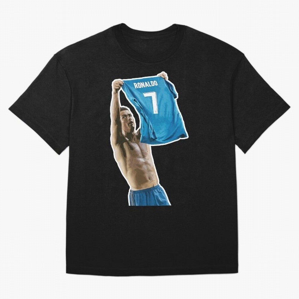 Cristiano Ronaldo Oversized T-Shirt Celebrate the Biggest Stage of FIFA World Cup 2026 for Fans of Cristiano Ronaldo and Germany, Bringing Vintage Soccer Flavor, Modern Football Stars, National Flags and Final Night Emotion; Made for Die Hard