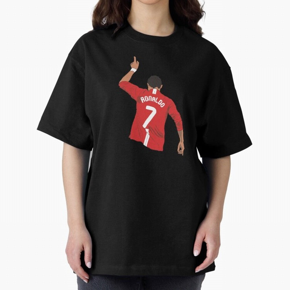 Cristiano Ronaldo MUFC Oversized T-Shirt Relive Global Football Passion for FIFA World Cup 2026, Inspired by Neymar, Haaland and Cristiano Ronaldo, Spain and Netherlands, Match Day Excitement, Supporter Culture, Golden Goals and Global Football