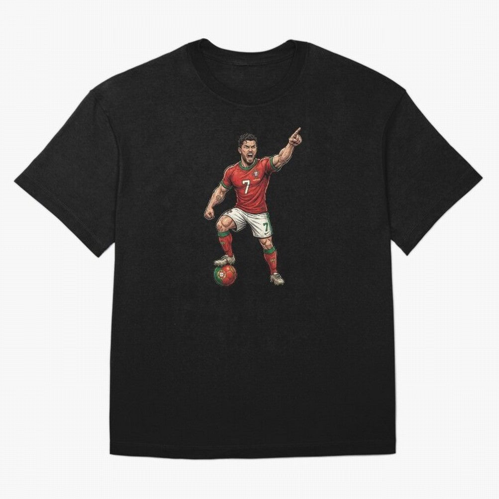 The ultimate soccer player | anime style Oversized T-Shirt Celebrate Every Goal in Global Football Passion for FIFA World Cup 2026, Inspired by Haaland and Mbappe, Netherlands, Goal Celebration Energy, Supporter Heritage, Football Icons and