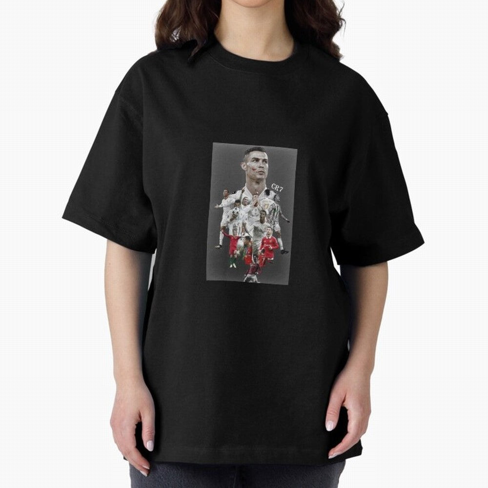 Cristiano Ronaldo Oversized T-Shirt Join Supporters Worldwide for FIFA World Cup 2026 USA Canada Mexico Spirit, Built around England, Cristiano Ronaldo, Haaland and CR7, Football Festival Excitement, Trophy Ambitions, Country Rivalries and Star