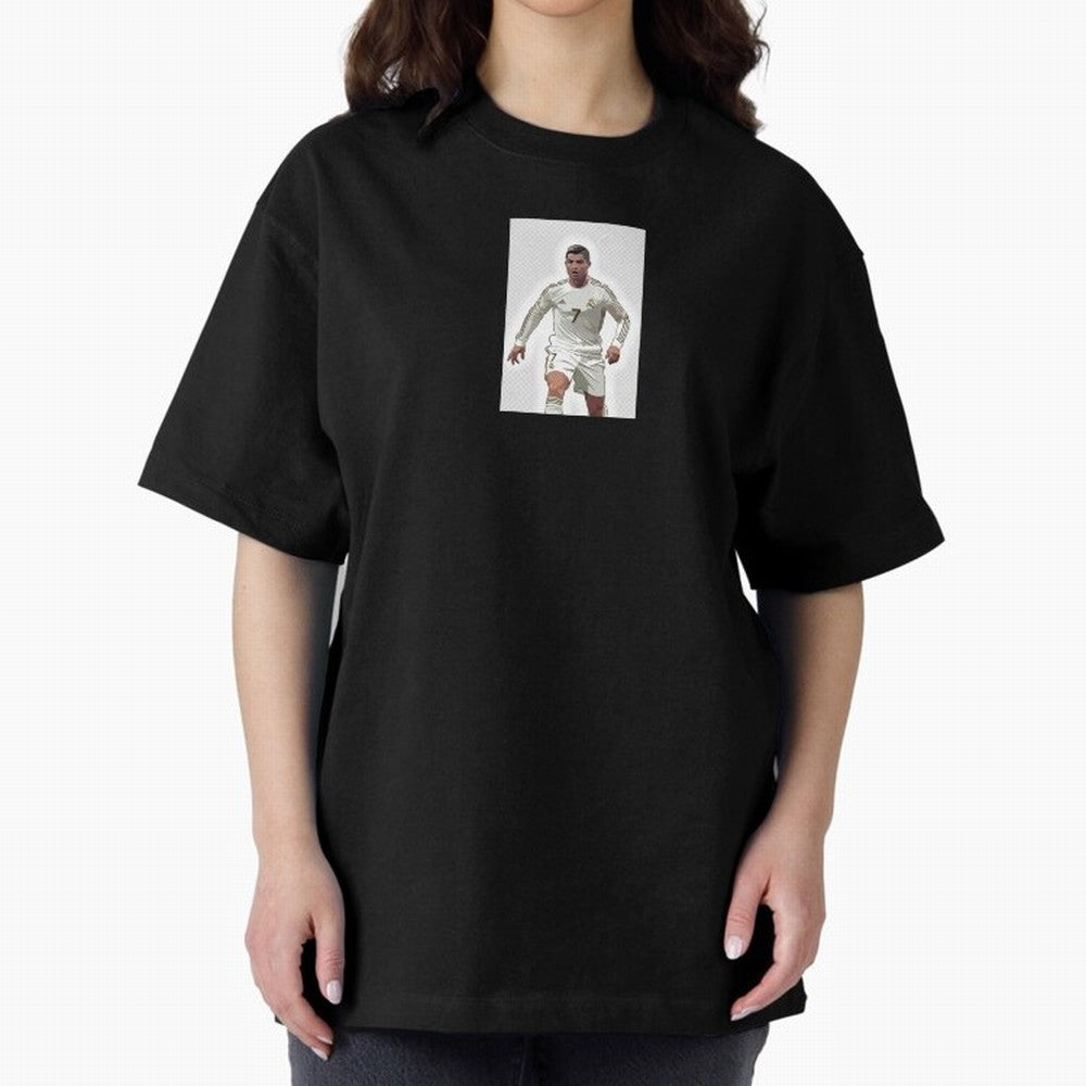Cristiano Ronaldo Oversized T-Shirt Keep Football History Alive during FIFA World Cup 2026 USA Canada Mexico Celebrating CR7, Brazil, Portugal and Argentina Energy, Championship Spirit, Famous Goals, Roaring Crowds and International Football Unity;