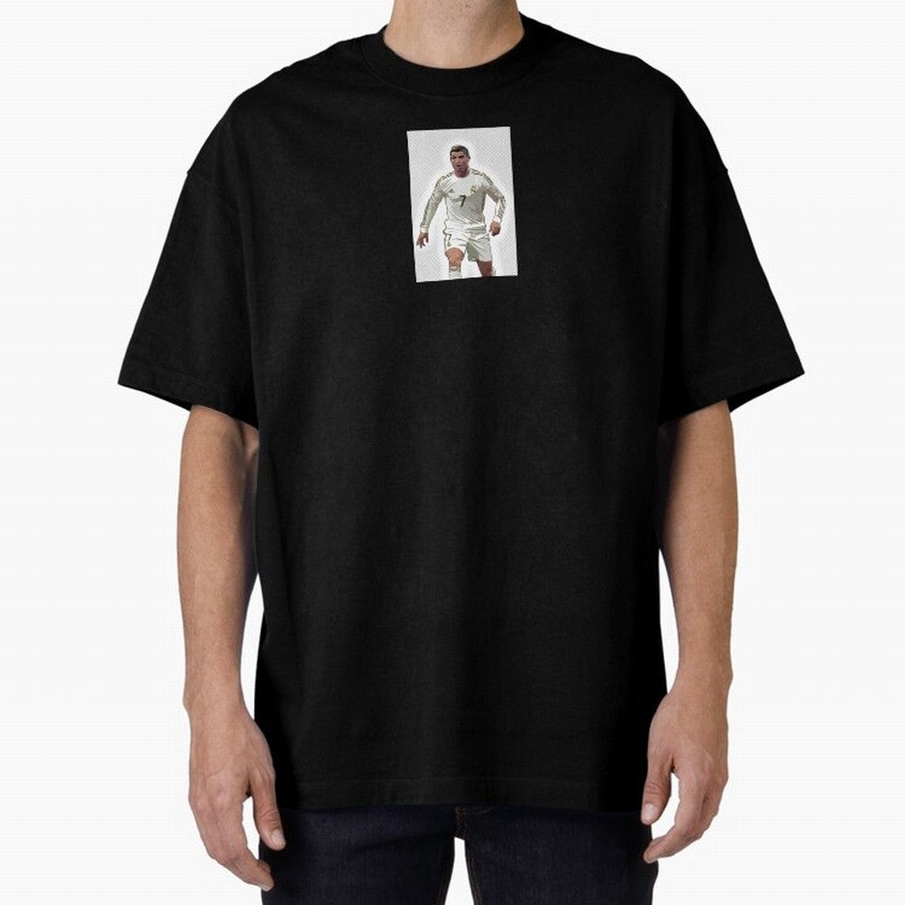 Cristiano Ronaldo Oversized T-Shirt Keep Football History Alive during FIFA World Cup 2026 USA Canada Mexico Celebrating CR7, Brazil, Portugal and Argentina Energy, Championship Spirit, Famous Goals, Roaring Crowds and International Football Unity;
