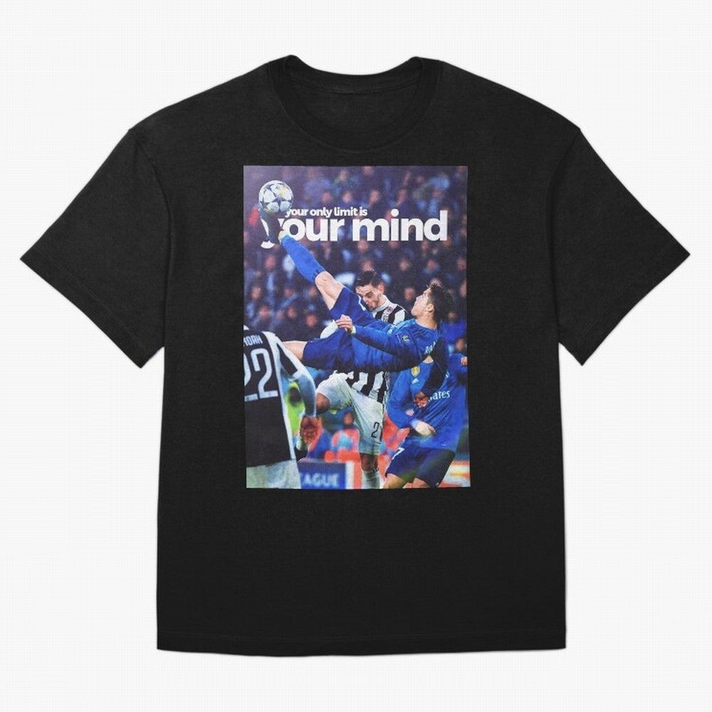 Cristiano Ronaldo - Your only limit is your mind Oversized T-Shirt Create FIFA World Cup 2026 Group Stage for Fans of Neymar and Brazil, Portugal and Argentina, Bringing Classic Soccer Heritage, Championship Pressure, Fan Loyalty and International