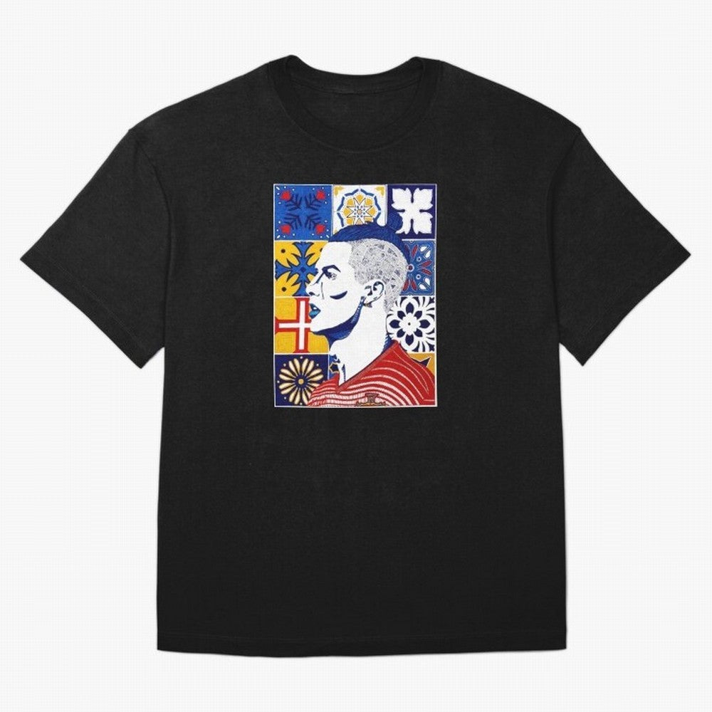 Cristiano Ronaldo Azulejos Oversized T-Shirt Fuel Your Fan Pride for FIFA World Cup 2026 Spirit, Capturing France, Haaland and Mbappe, Football History, Final Match Energy, Crowd Noise and Once in a Lifetime Moments; Made for Collectors Who Enjoy