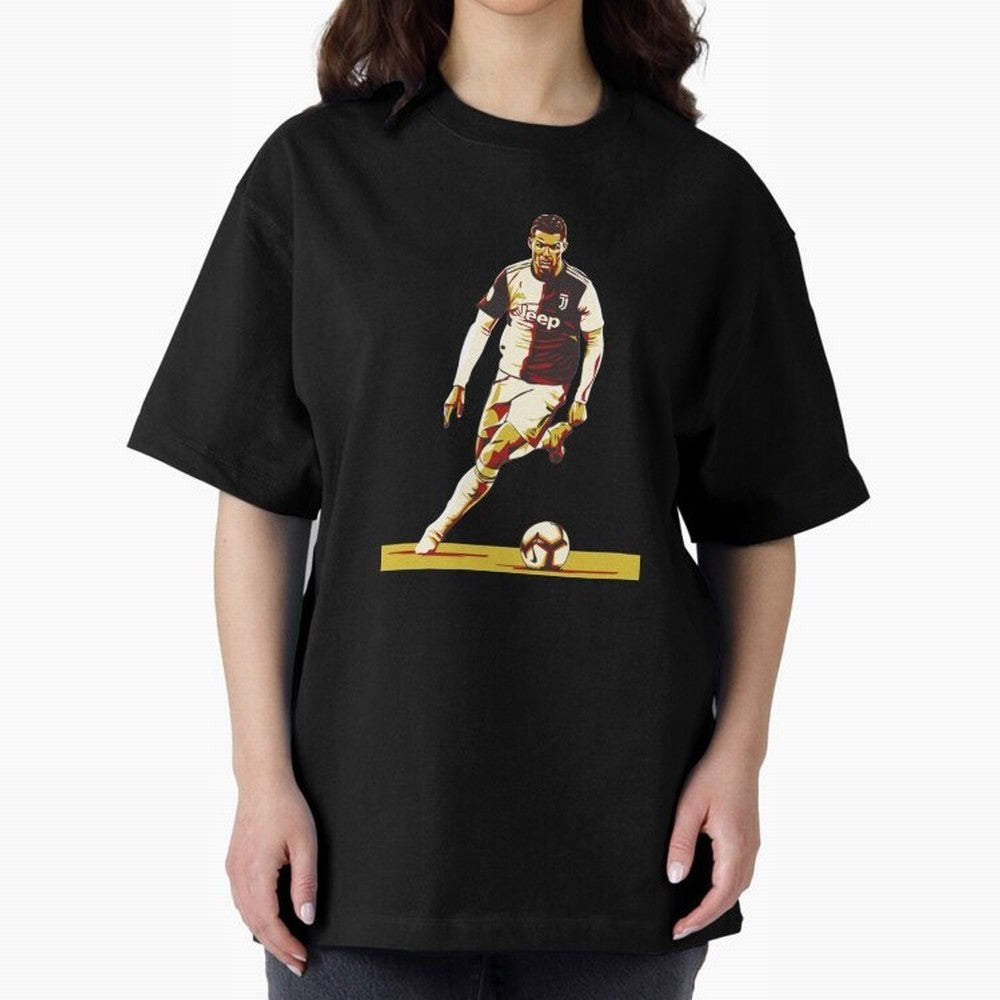 Ronaldo Oversized T-Shirt Relive FIFA World Cup 2026 USA Canada Mexico for Fans of Mbappe and Neymar and Brazil, Portugal and Argentina, Bringing Goal Celebration Energy, Supporter Heritage, Football Icons and Worldwide Tournament Joy; Ideal for
