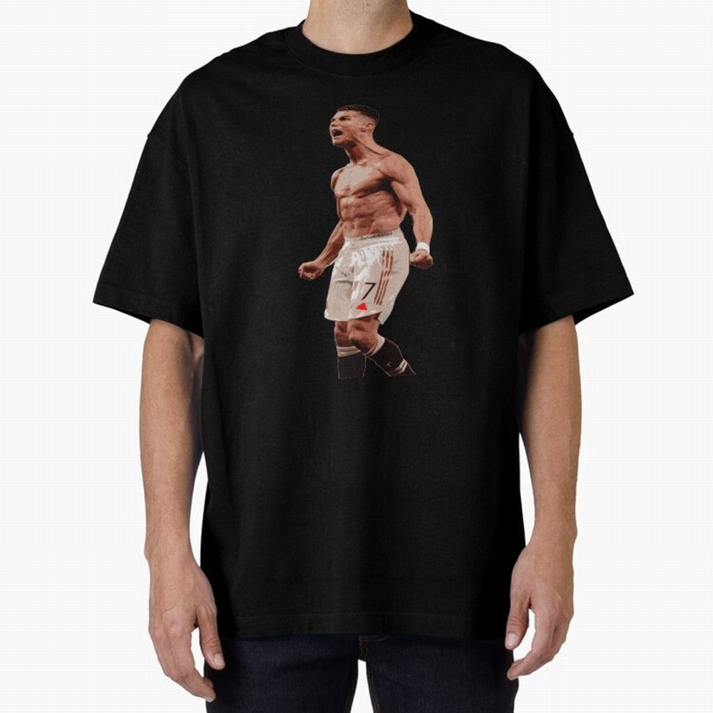cristiano ronaldo manchester united Oversized T-Shirt Get Ready for Global Football Passion for FIFA World Cup 2026, Highlighting Cristiano Ronaldo, Haaland and CR7, England, Vintage Soccer Flavor, Modern Football Stars, National Flags and Final