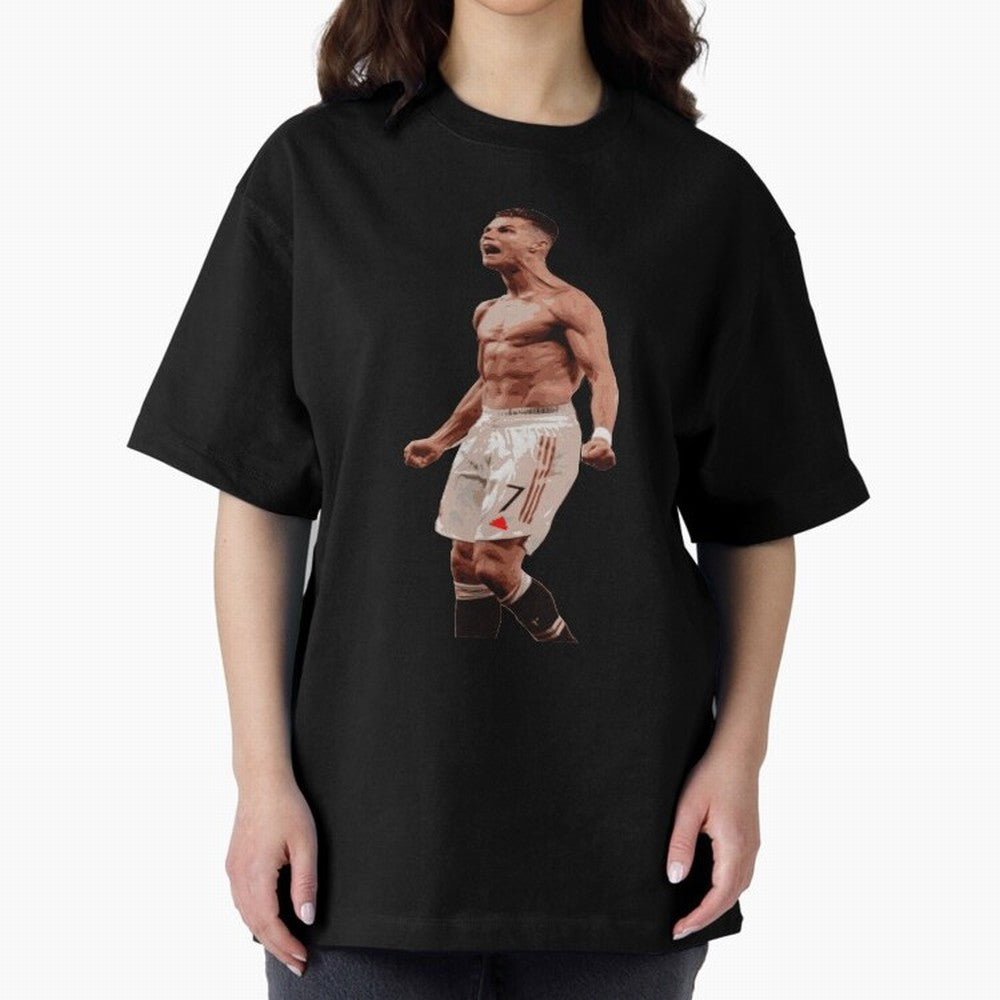 cristiano ronaldo manchester united Oversized T-Shirt Get Ready for Global Football Passion for FIFA World Cup 2026, Highlighting Cristiano Ronaldo, Haaland and CR7, England, Vintage Soccer Flavor, Modern Football Stars, National Flags and Final