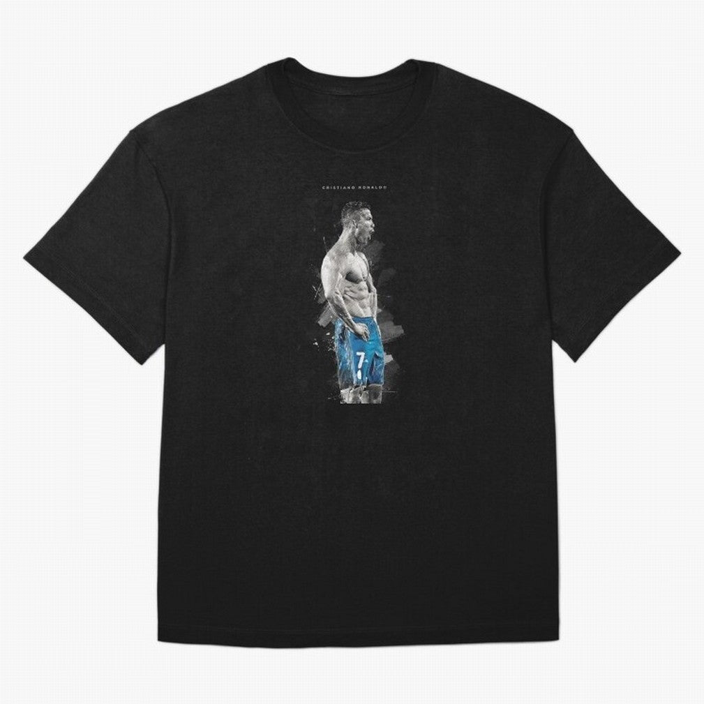 Cristiano Ronaldo Oversized T-Shirt Celebrate Fan Favorites in FIFA World Cup 2026 Spirit, Featuring Portugal, Spain and Germany, Messi and Cristiano Ronaldo, Sports Nostalgia, International Competition, Famous Players and Unforgettable Victories;