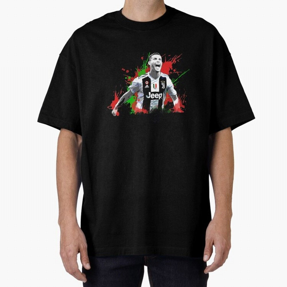 Cristiano Ronaldo Oversized T-Shirt Cheer for the FIFA World Cup 2026 Group Stage Journey through Cristiano Ronaldo Highlights, Argentina Pride, Sports Nostalgia, International Competition, Famous Players and Unforgettable Victories; Ideal for