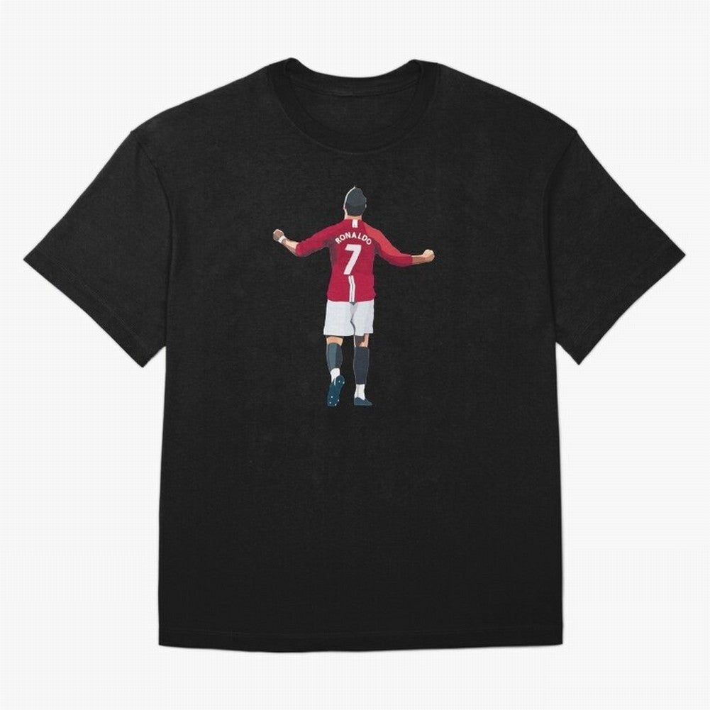 Legend Cristiano Ronaldo Oversized T-Shirt Show Championship Spirit for FIFA World Cup 2026 Group Stage with Mbappe, France and Portugal Energy, Football Passion, Legendary Performances, Festival Vibes and Supporter Community; Great for Supporters