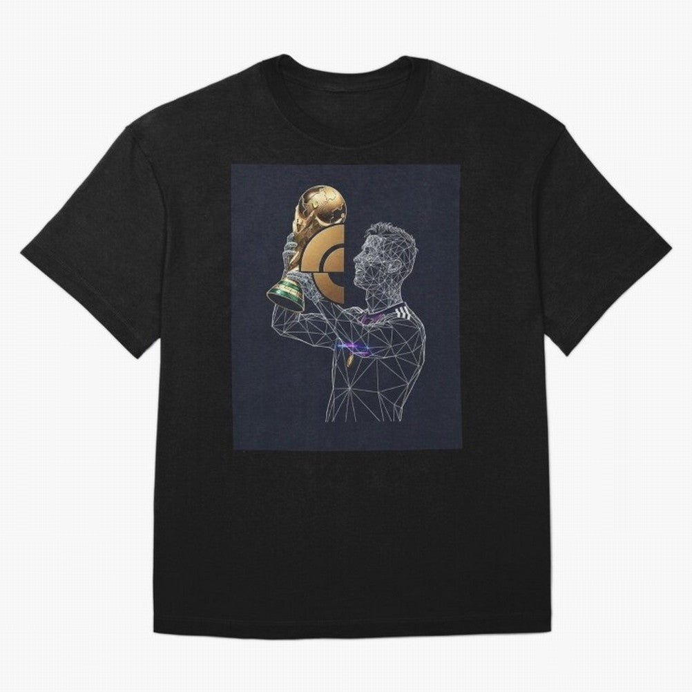 Digital Football Oversized T-Shirt Experience the Global Stage of Global Football Passion for FIFA World Cup 2026, Highlighting Cristiano Ronaldo, Haaland and CR7, France, Fan Favorite Moments, National Team Passion, Big Match Drama and Soccer
