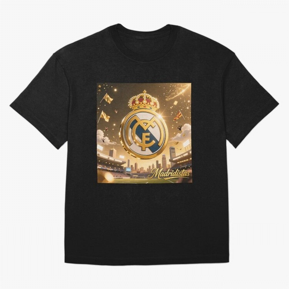 Madridistas Oversized T-Shirt Experience the FIFA World Cup 2026 Journey through Messi and Cristiano Ronaldo Highlights, Argentina and Brazil Pride, Goal Celebration Energy, Supporter Heritage, Football Icons and Worldwide Tournament Joy; Perfect