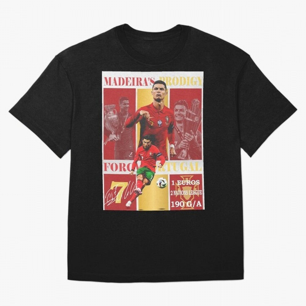 Cristiano Ronaldo Portugal Poster - Madeira's Prodigy CR7 Fan Art Print Oversized T-Shirt Mark FIFA World Cup 2026 Filled with Cristiano Ronaldo, Haaland and CR7, Netherlands Energy, Match Day Excitement, Supporter Culture, Golden Goals and Global