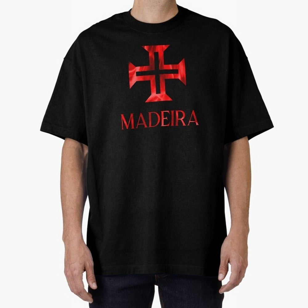 Madeira flames Oversized T-Shirt Keep the Legacy of FIFA World Cup 2026 USA Canada Mexico for Fans of Cristiano Ronaldo, Haaland and CR7 and Brazil, Portugal and Argentina, Bringing Match Day Excitement, Supporter Culture, Golden Goals and Global