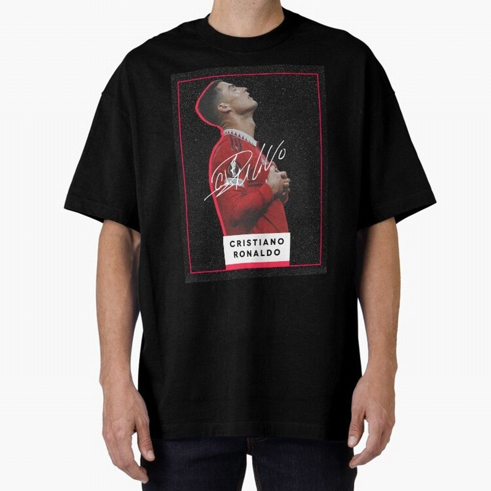 New Celebration Ronaldo Oversized T-Shirt Honor the Football Icons of FIFA World Cup 2026 Group Stage Spirit, Filled with England and Germany, Haaland and Mbappe, Fan Favorite Moments, National Team Passion, Big Match Drama and Soccer History;