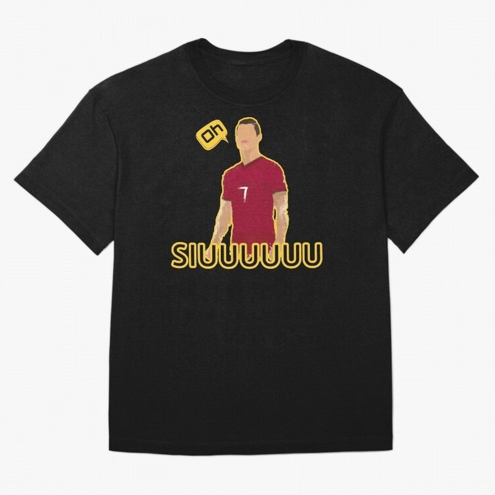 Oh siuuu CR7 funny Oversized T-Shirt Follow Every Goal of Match Day Hype around FIFA World Cup 2026, CR7 and Messi, Argentina, Supporter Pride, Iconic Celebrations, Legendary Names and Global Match Day Energy; Ideal for Football Dads, Football