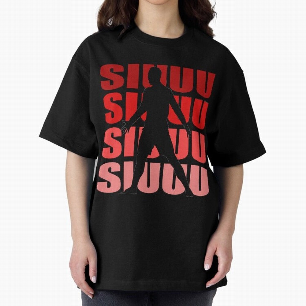 cristiano ronaldo siuuu Oversized T-Shirt Spotlight Global Football Passion for FIFA World Cup 2026 Group Stage, Featuring Cristiano Ronaldo, Haaland and CR7, Brazil, Tournament Hype, Historic Matchups, Family Viewing Parties and Global Sports