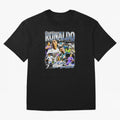 Cristiano Ronaldo El Bicho Oversized T-Shirt Celebrate Soccer Greatness during FIFA World Cup 2026 Group Stage Spirit, Built around Brazil, Portugal and Argentina, Messi, CR7 and Mbappe, Football History, Final Match Energy, Crowd Noise and Once in
