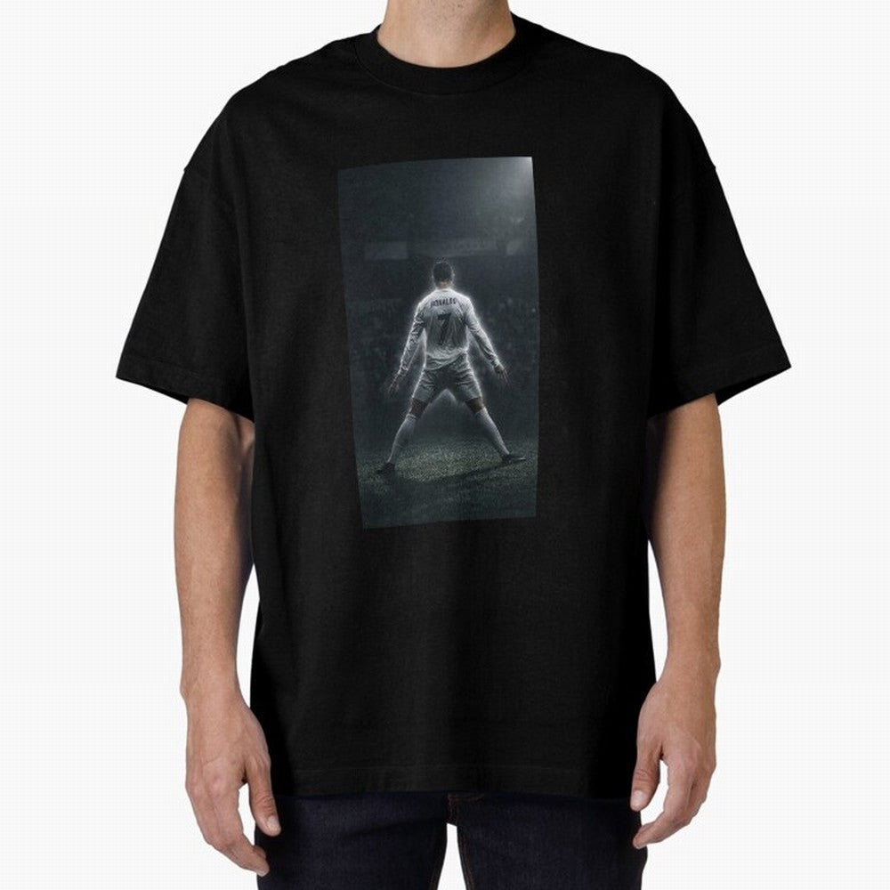 Cristiano Ronaldo Oversized T-Shirt Show Your Love for FIFA World Cup 2026 USA Canada Mexico Inspired by Mbappe, England, France and Netherlands Energy, Football Passion, Legendary Performances, Festival Vibes and Supporter Community; Great for