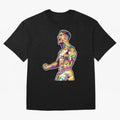 Cr7 Pop Art Oversized T-Shirt Back Your Heroes with FIFA World Cup 2026 Inspired by Messi, CR7 and Mbappe, Portugal, Spain and Germany Energy, Global Supporter Spirit, Legendary Goals, National Colors and Tournament Celebration; Great for
