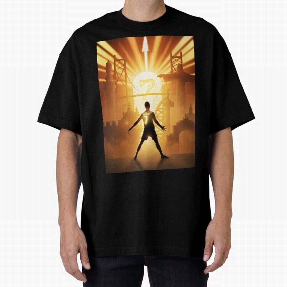 Celebration of Champions Art Poster Oversized T-Shirt Mark Match Day Hype around FIFA World Cup 2026 Group Stage, Neymar, Netherlands, Championship Spirit, Famous Goals, Roaring Crowds and International Football Unity; Great for Supporters Who Love