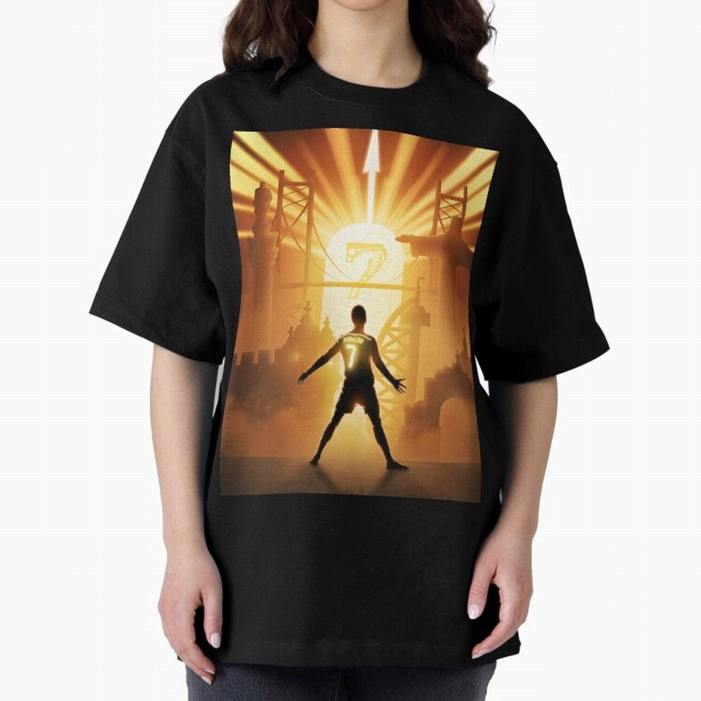 Celebration of Champions Art Poster Oversized T-Shirt Mark Match Day Hype around FIFA World Cup 2026 Group Stage, Neymar, Netherlands, Championship Spirit, Famous Goals, Roaring Crowds and International Football Unity; Great for Supporters Who Love