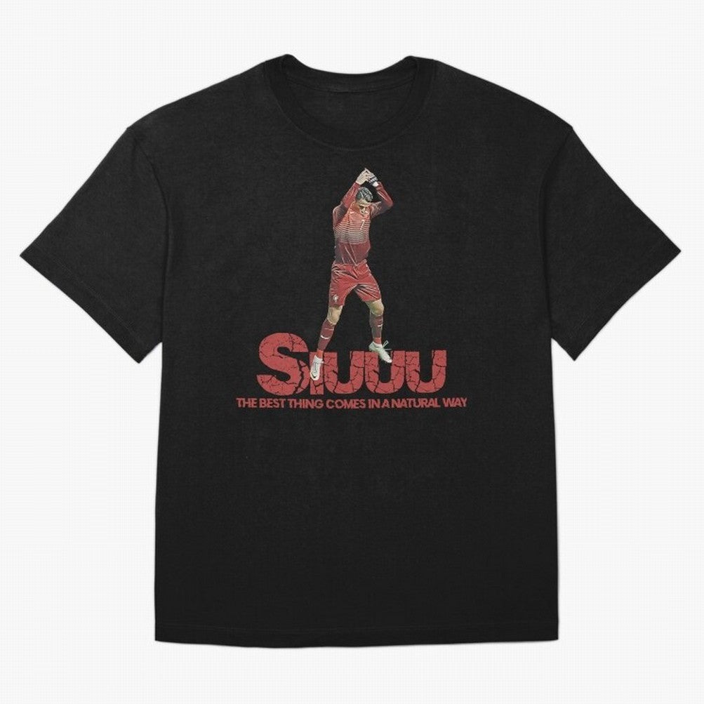Cr7 Ronaldo Siuuu Oversized T-Shirt Relive FIFA World Cup 2026 Spirit, Capturing England and Germany, Mbappe and Neymar, Global Supporter Spirit, Legendary Goals, National Colors and Tournament Celebration; Built for Supporters Chasing Trophy