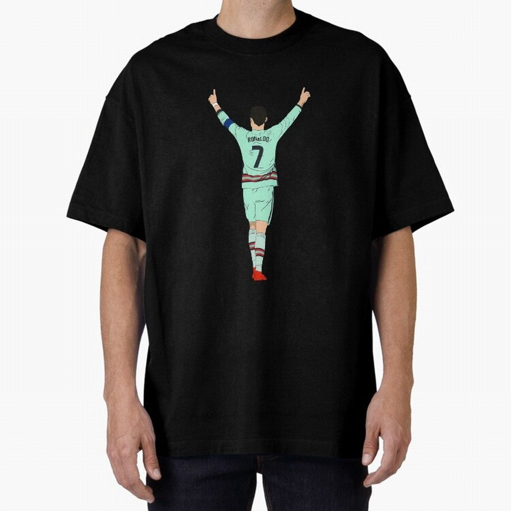 Cristiano Ronaldo Cristiano Ronaldo o Oversized T-Shirt Join Supporters Worldwide for FIFA World Cup 2026 USA Canada Mexico for Fans of Messi, CR7 and Mbappe and Argentina, Bringing Sports Nostalgia, International Competition, Famous Players and